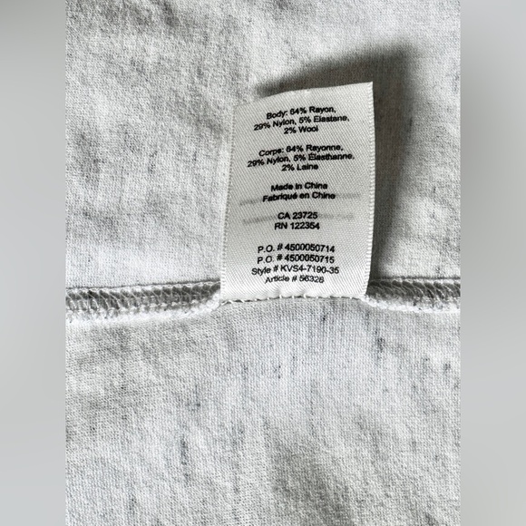 ARITZIA WILFRED Lis Pencil Skirt Marble White Grey Speckle Size Small - Picture 8 of 9